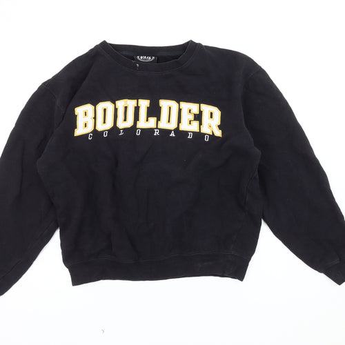 Vail Resort Wear Unisex Black Sweatshirt M