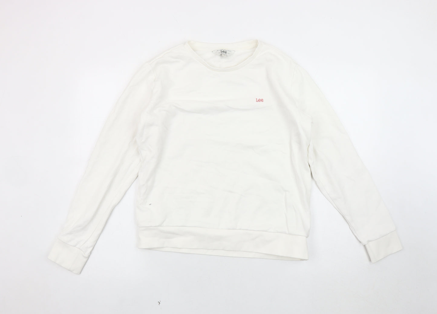 Lee Women's Ivory Sweatshirt M Regular Fit