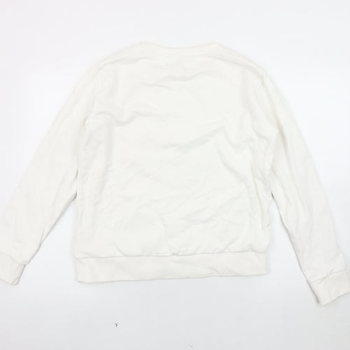 Lee Women's Ivory Sweatshirt M Regular Fit