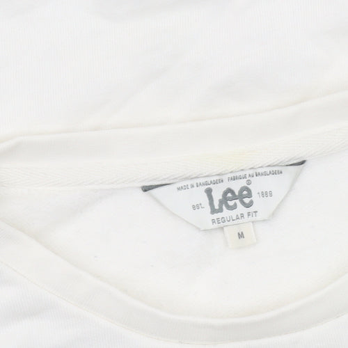 Lee Women's Ivory Sweatshirt M Regular Fit