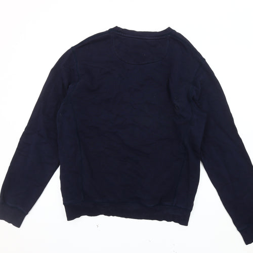 Arrow Men's Blue Graphic Pullover Sweatshirt L