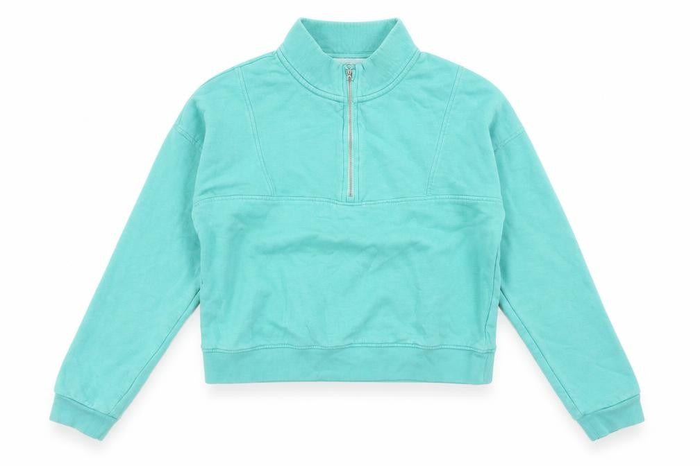 Marks and Spencer Girls Blue 16Y Full Zip Hoodie 1/4 Zip Casual