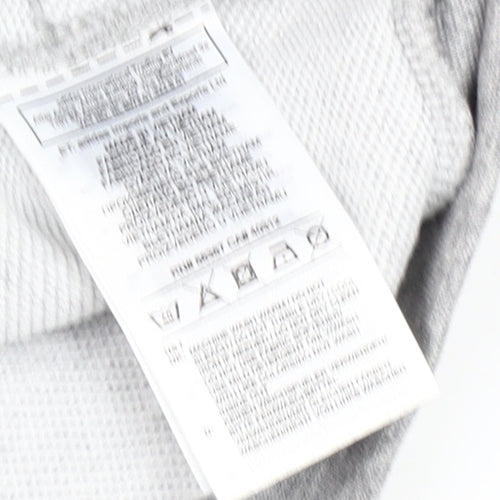 Adidas Women's Grey Pullover Hoodie, Size M
