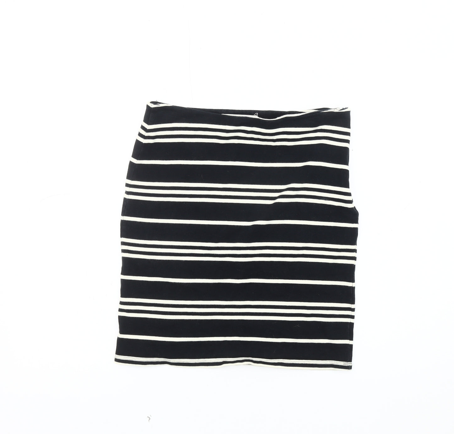 Nice Things Women's Black Striped Pencil Skirt S
