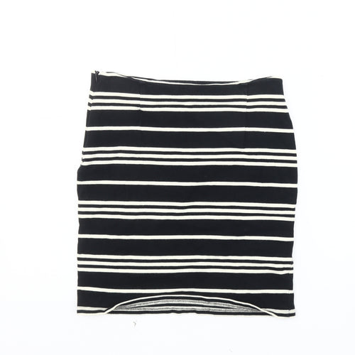 Nice Things Women's Black Striped Pencil Skirt S