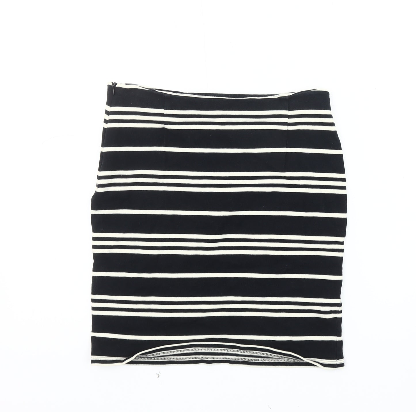 Nice Things Women's Black Striped Pencil Skirt S