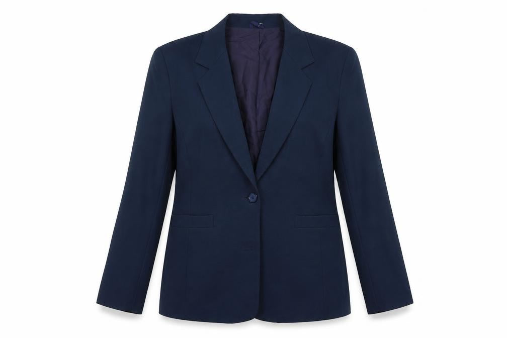Front view of C&A Women's Blue Blazer, size 10