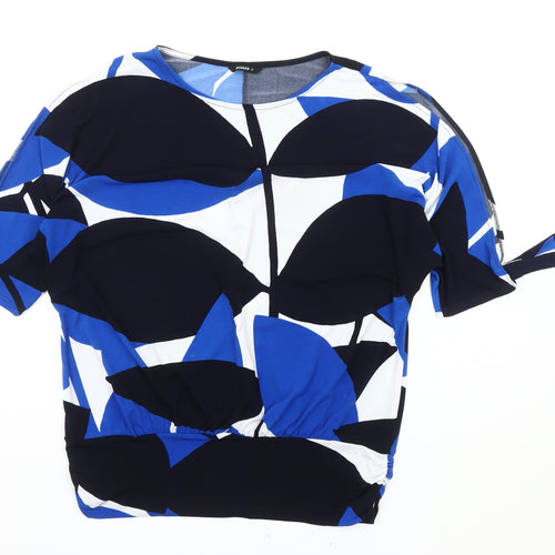 Roman Women's Multicoloured Geometric Blouse Size 12