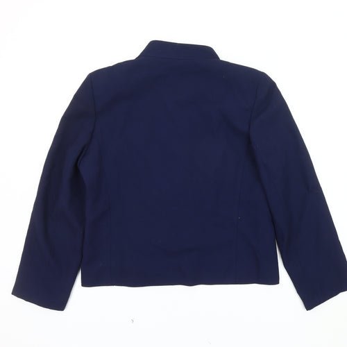 Pandora Women's Blue Blazer, Size 14, Lined, Classic Fit