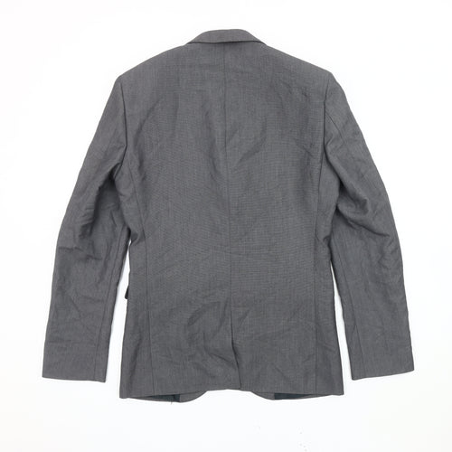 Next Men's Grey Blazer 36R Regular Fit Jacket