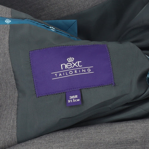 Next Men's Grey Blazer 36R Regular Fit Jacket