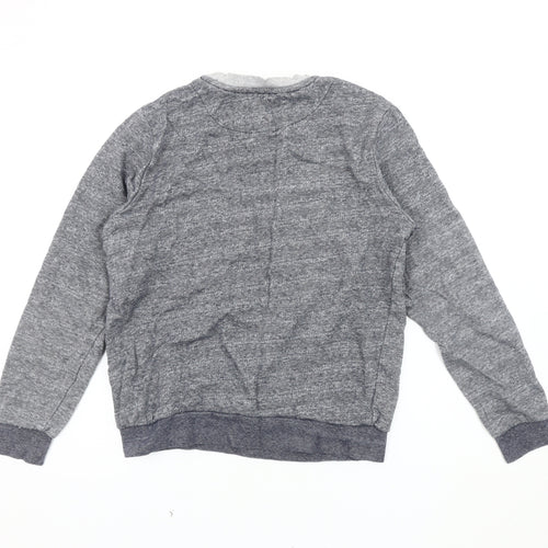 River Island Men's Grey Pullover Sweatshirt Size S