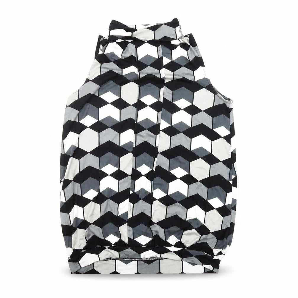 Front view of Next Women's Multicoloured Geometric Tank Top, size 10