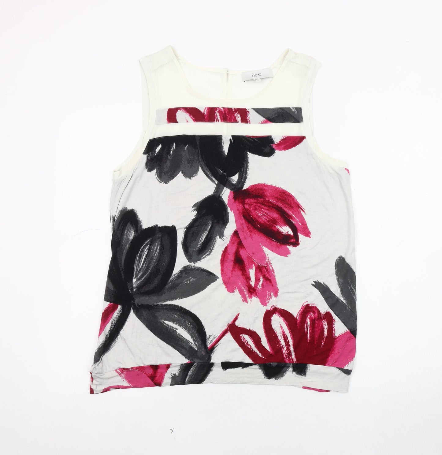 Next Women's Multicoloured Floral Tank Top Size 16