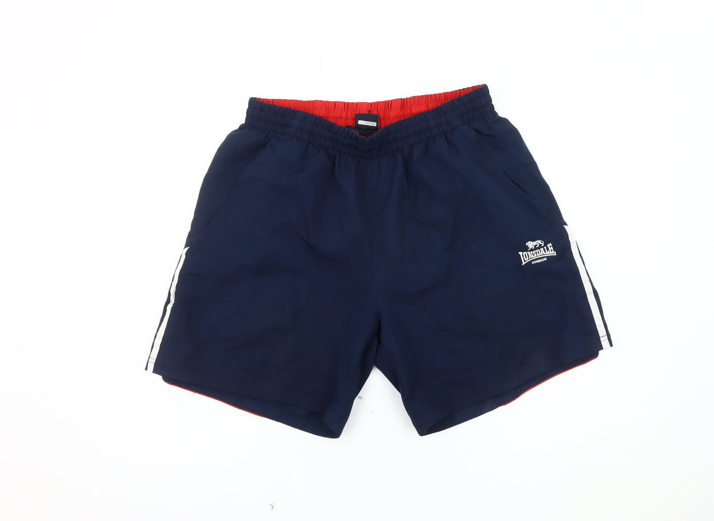 Lonsdale Men's Blue Athletic Gym Shorts L