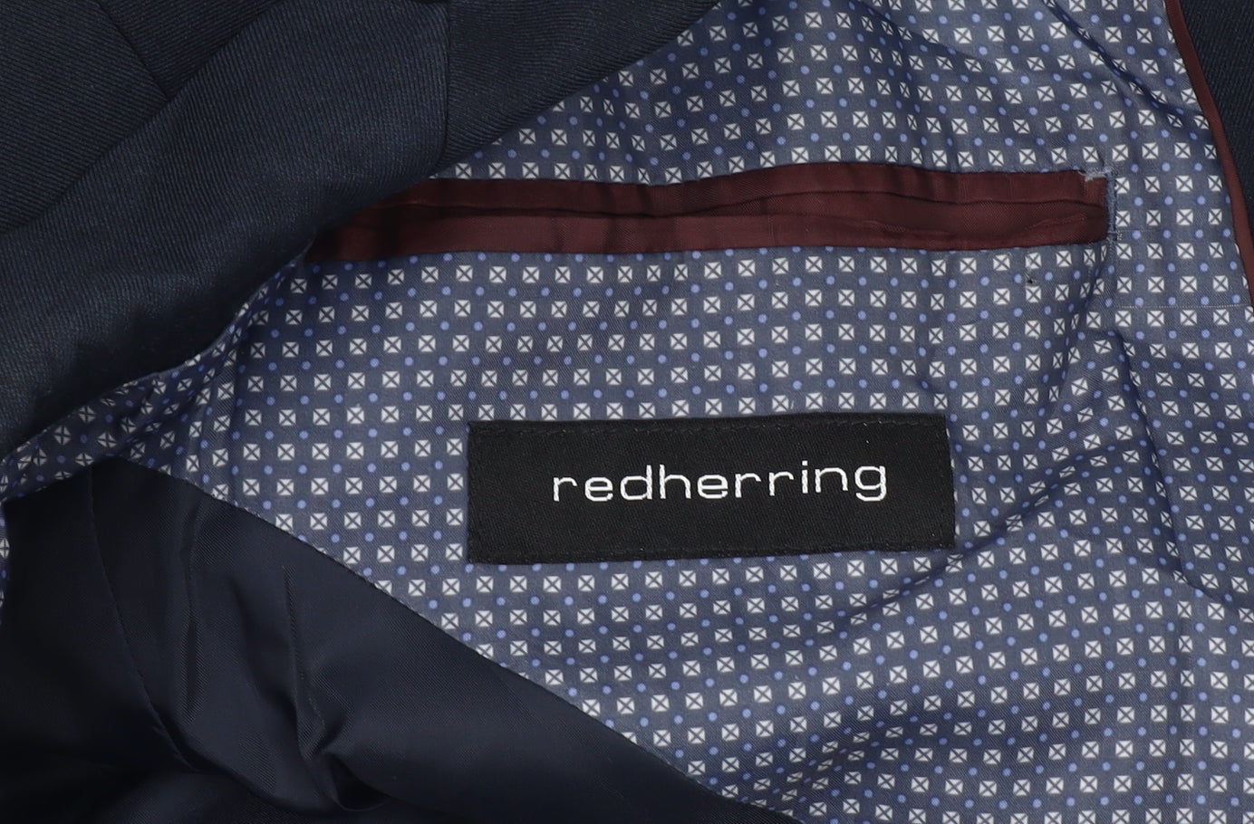 Red Herring Men's Blue Blazer 42R Fit Jacket