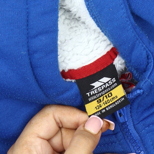 Trespass Boys Blue Jacket, Hooded, 9-10 Years, Winter