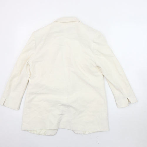 Next Women's Ivory Blazer, Size 8, Lined, Regular Fit