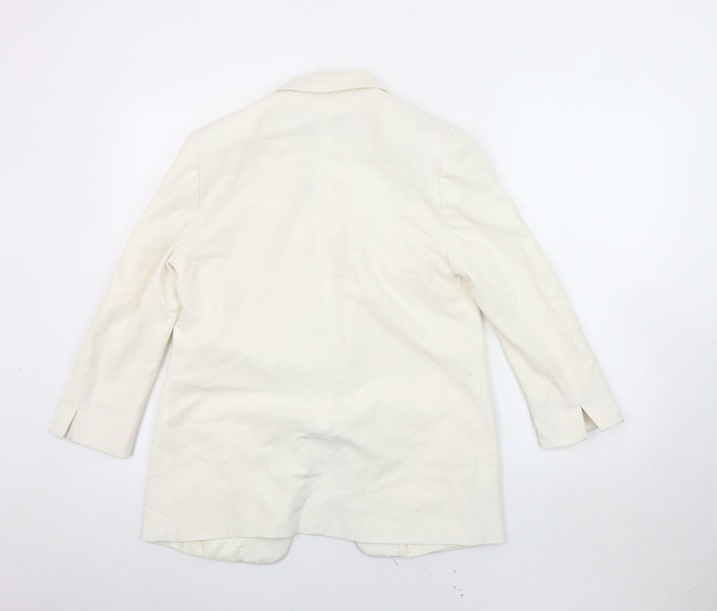 Next Women's Ivory Blazer, Size 8, Lined, Regular Fit