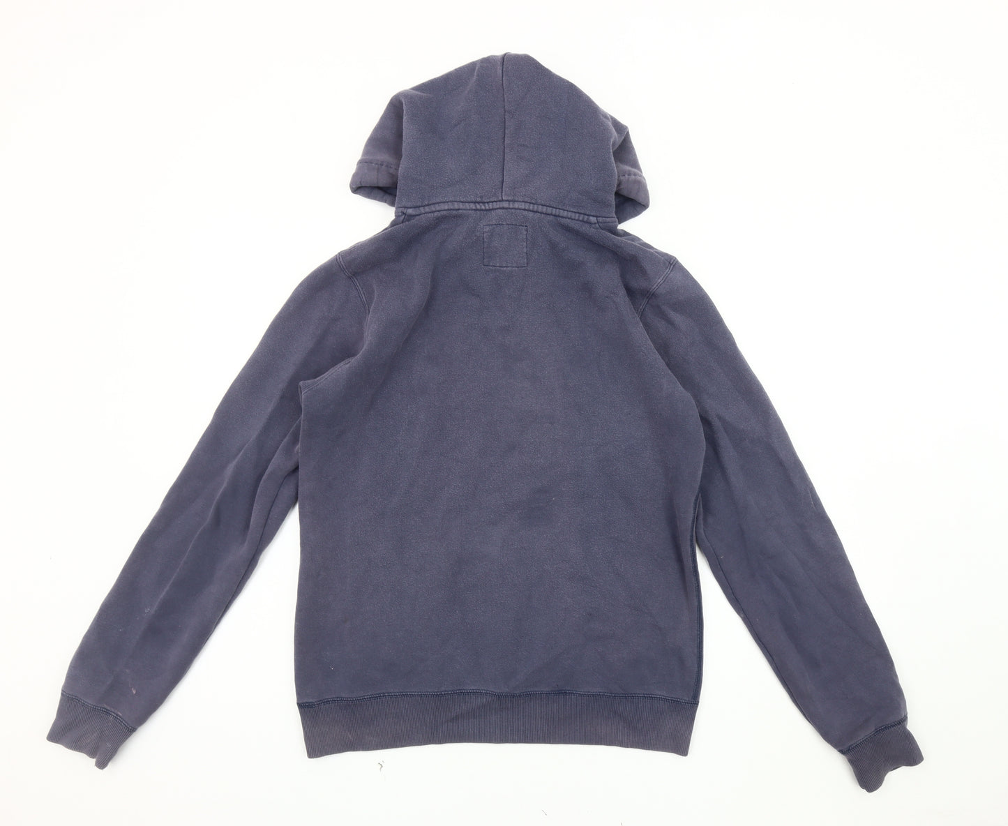 Jack Wills Women's Blue Hoodie, Size 12, Logo Accent