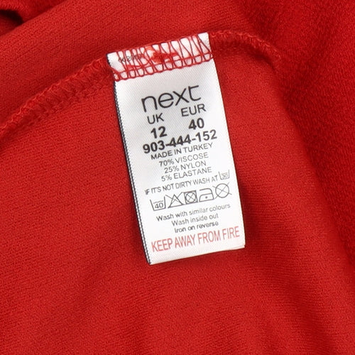 Next Women's Red Sheath Off-Shoulder Dress