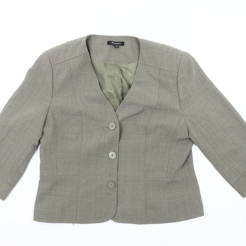 Brandtex Women's Grey Blazer Size 12