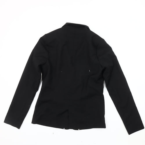 Bershka Women’s Black Blazer, Size L, Lined, Workwear