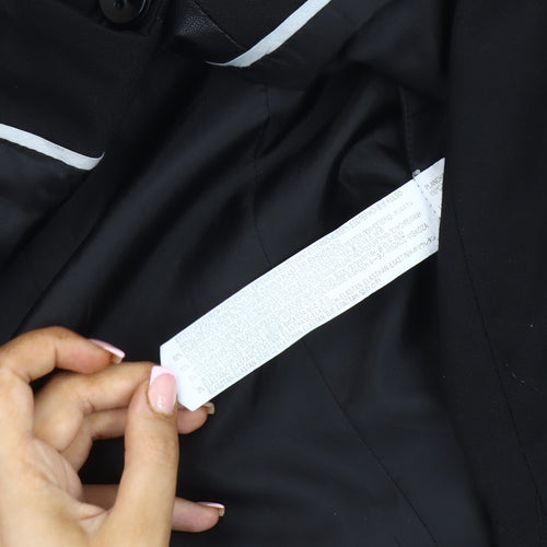 Bershka Women’s Black Blazer, Size L, Lined, Workwear