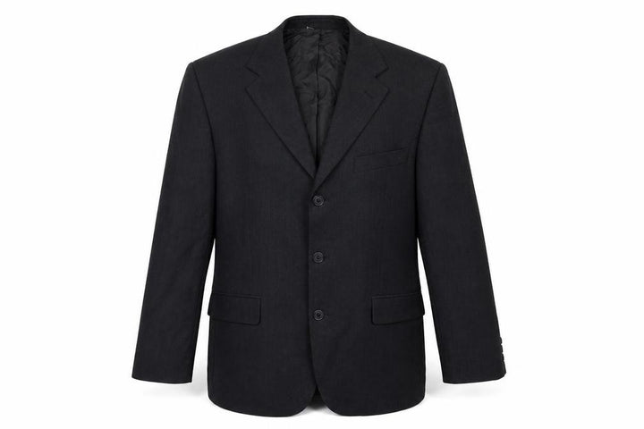 Front view of Burton Men's Grey Regular Fit Blazer, 40 in, Classic Style