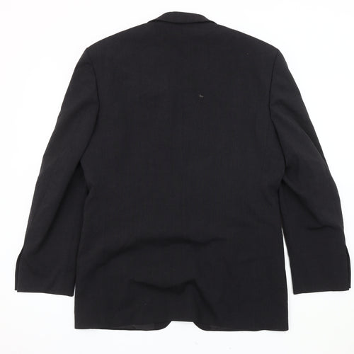 Burton Men's Grey Regular Fit Blazer, 40 in, Classic Style