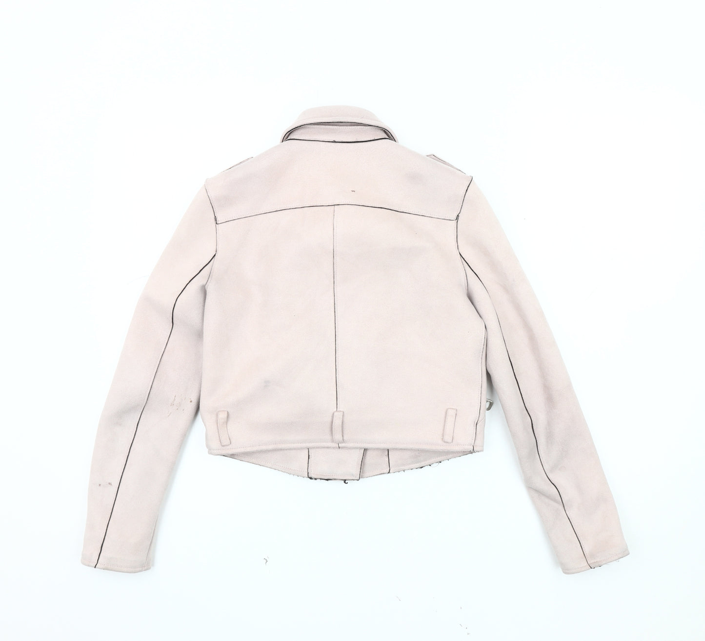 Zara Women's Beige XS Motorcycle Jacket