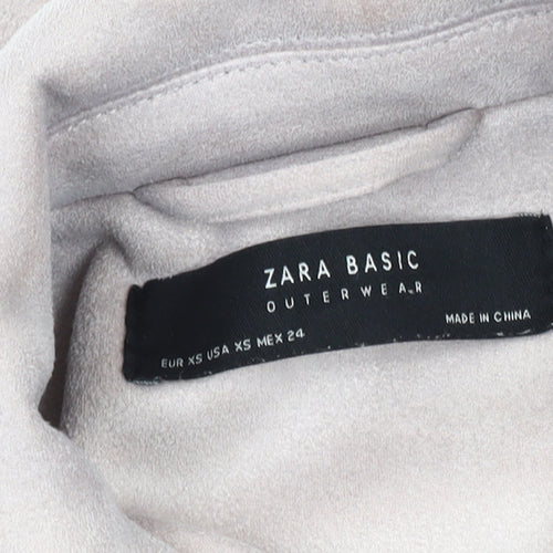 Zara Women's Beige XS Motorcycle Jacket