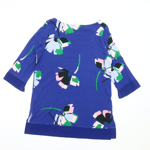 Marks and Spencer Women's Blue Floral Top