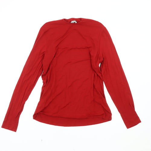 Marks and Spencer Red Long Sleeve Women's Top Size 14