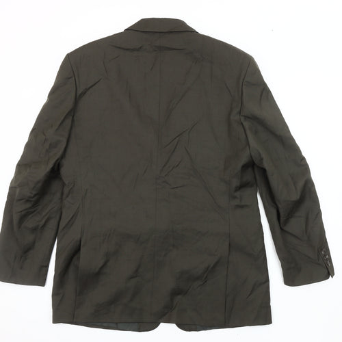 Greenwoods Classic Brown Men's Wool Blazer Jacket