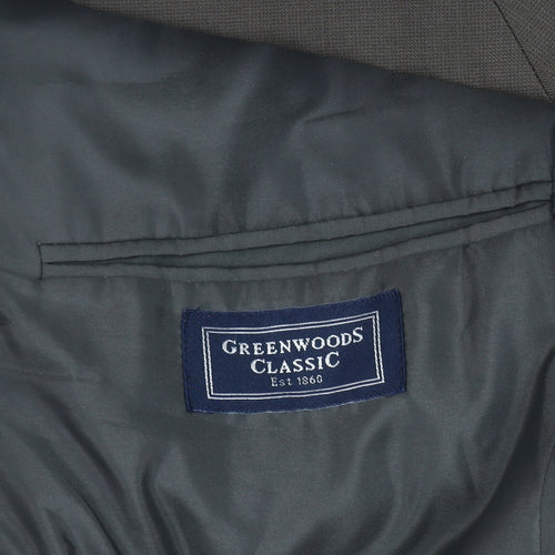 Greenwoods Classic Brown Men's Wool Blazer Jacket