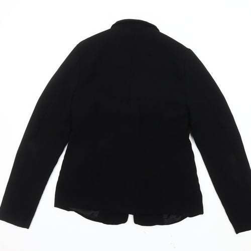 Next Women's Black Blazer - Size 8, Regular Fit, Lined