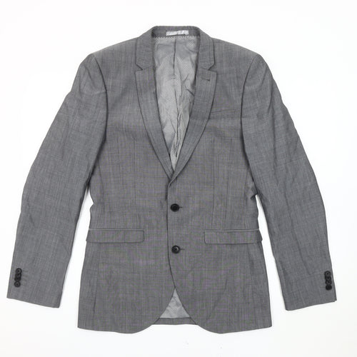 Next Men's Grey Suit Jacket 36R Formal
