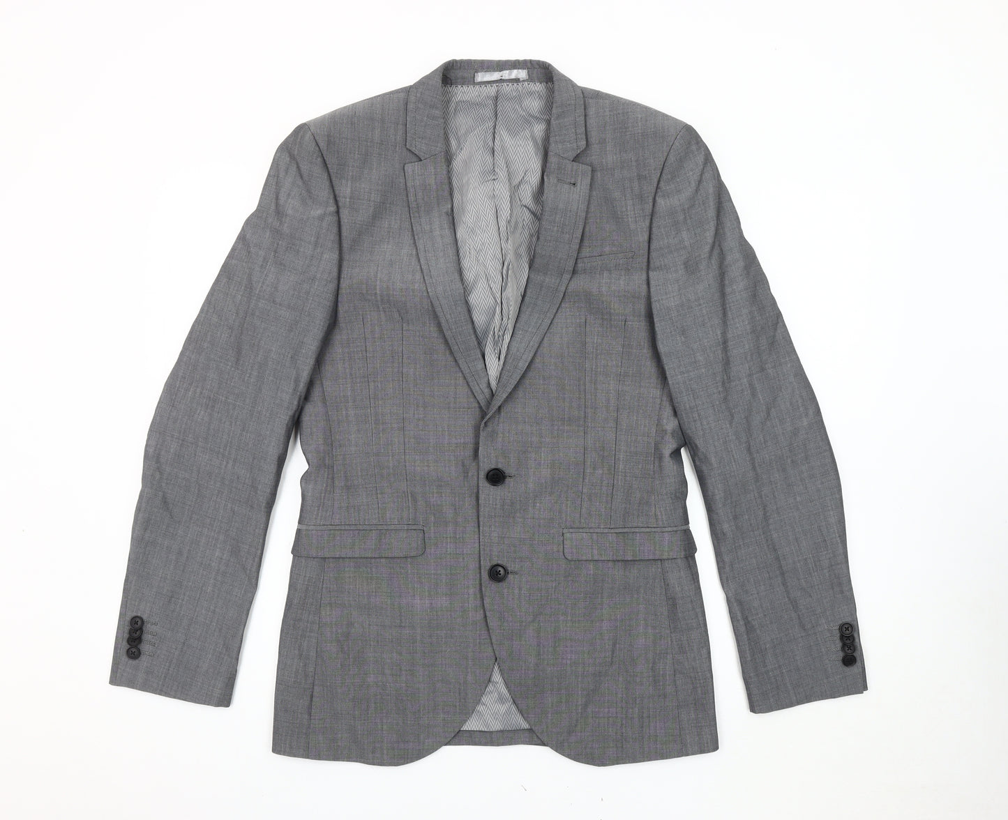 Next Men's Grey Suit Jacket 36R Formal