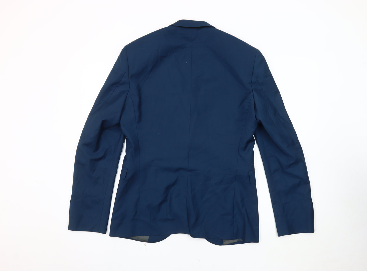 Next Men's Blue Blazer, 38R, Single-Breasted Jacket