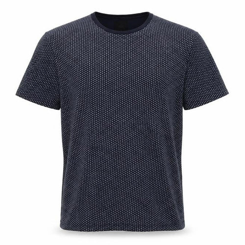 Burton Menswear London Men's Blue Geometric T-Shirt, Size S