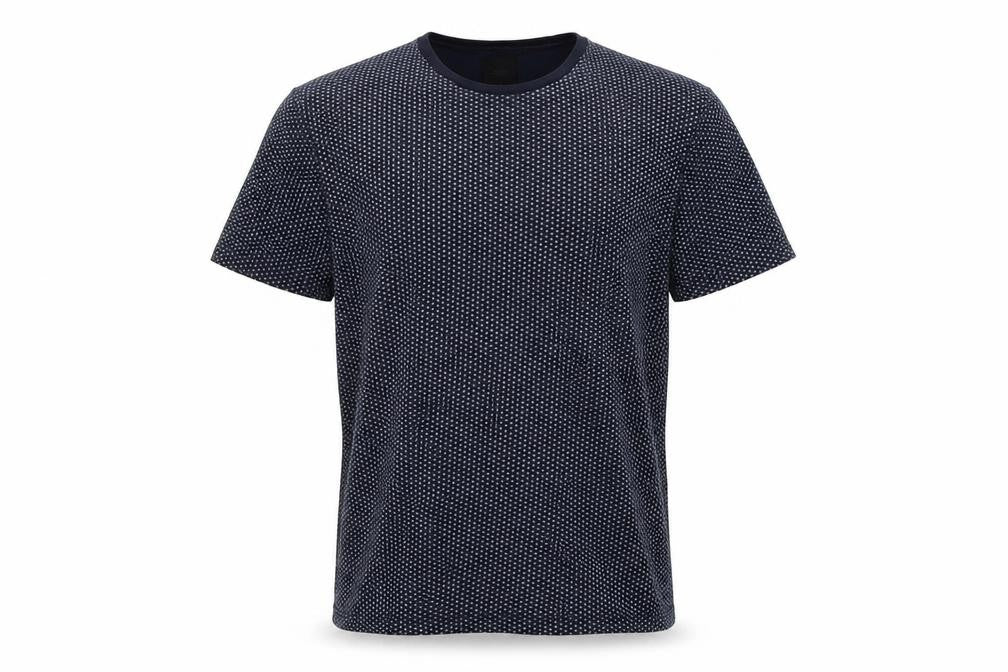 Burton Menswear London Men's Blue Geometric T-Shirt, Size S