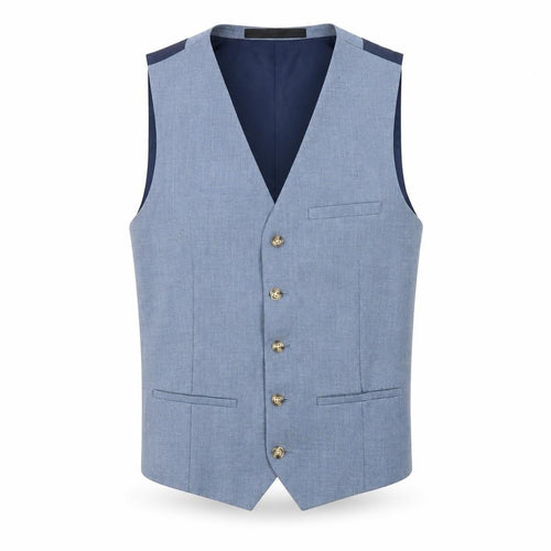 Topman Blue Men's Suit Waistcoat Size L 38