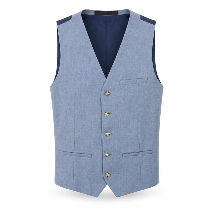 Topman Blue Men's Suit Waistcoat Size L 38