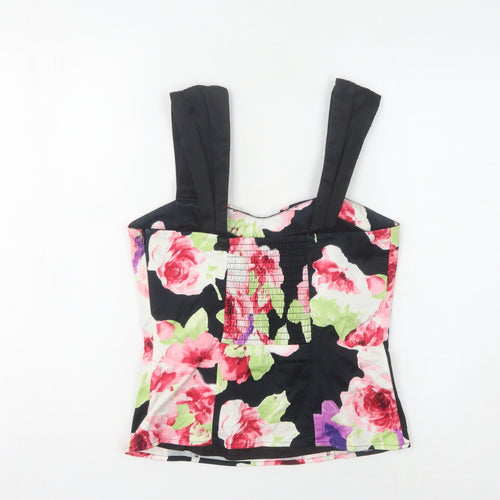 Coast Floral Multicoloured Sleeveless Top Size 8