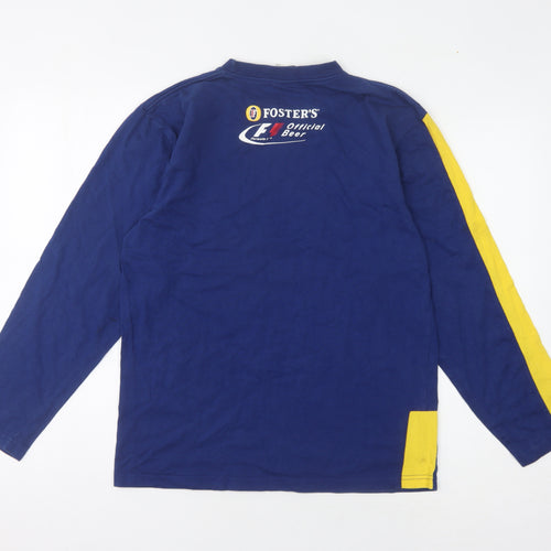 Foster's Blue Long Sleeve Men's T-Shirt Size S