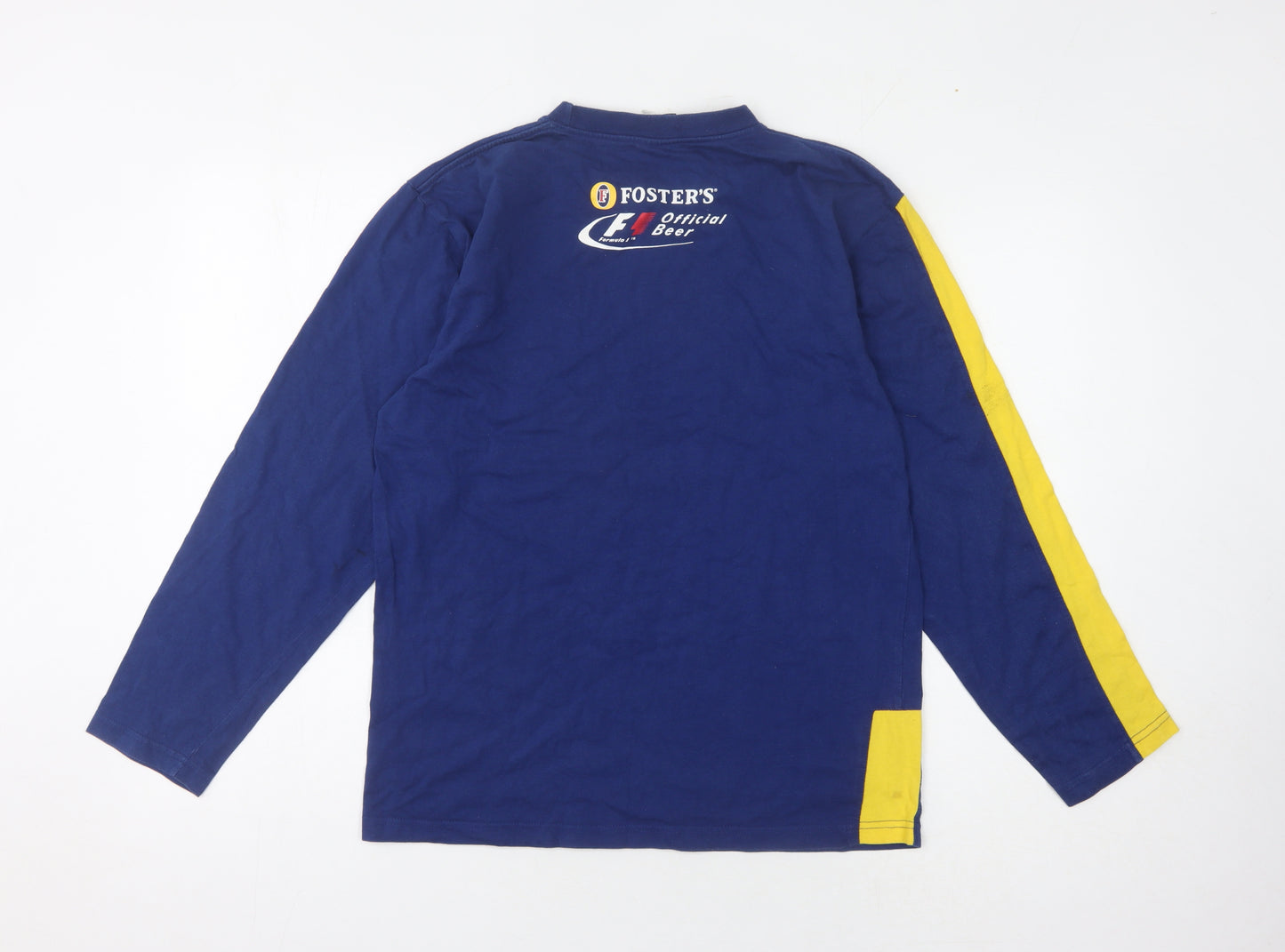 Foster's Blue Long Sleeve Men's T-Shirt Size S