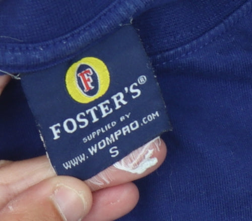 Foster's Blue Long Sleeve Men's T-Shirt Size S