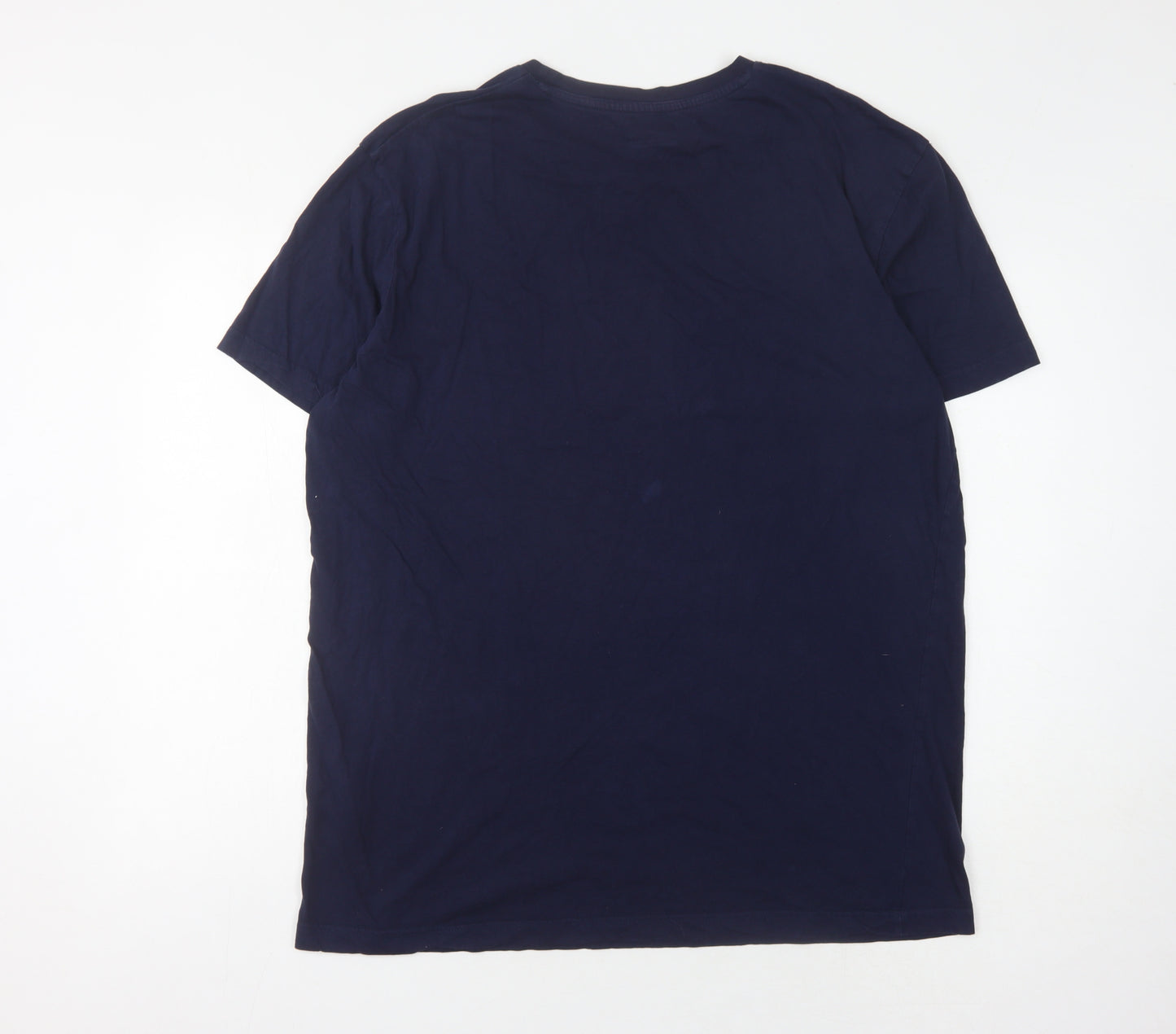 Kappa Men's Blue 4XL T-Shirt Short Sleeve Crew Neck