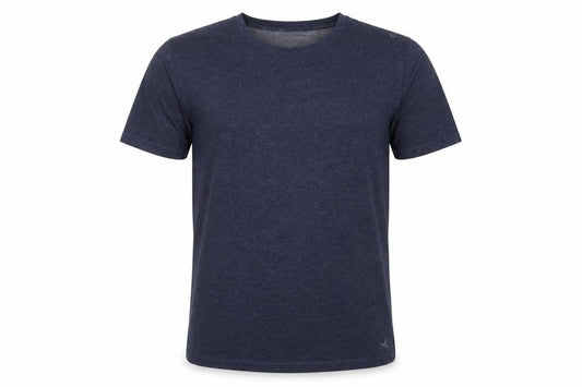 Front view of Decathlon Men's Blue Regular Fit T-Shirt S